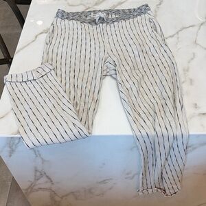 Striped Kids Bottoms - White and Black
